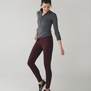 Lululemon Pace Queen Tight *Full-On LuxtremeBordeaux Drama / Raspberry